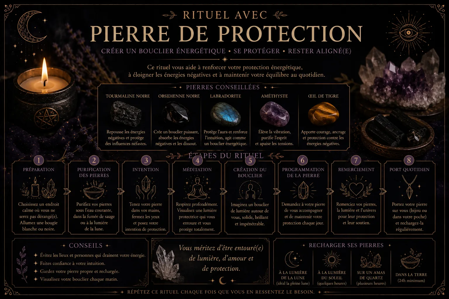 Rituel et Pierre de Protection