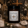 bougie rituel imbolc lifestyle Bougie rituelle Imbolc allumu00e9e, cire de soja artisanale L'Atelier Ginko